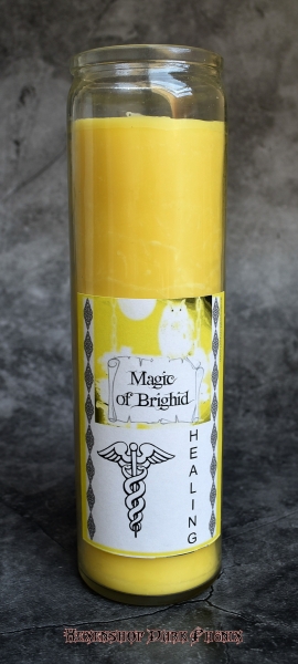Hexenshop Dark Phönix Magic of Brighid Ritual Glaskerze Healing